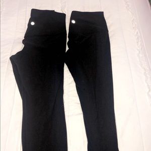 2 pairs Lululemon Align 25’